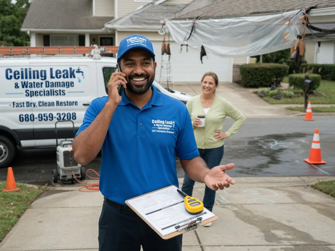 Ceiling Leak Cleanup Woodbury, CT FAQs